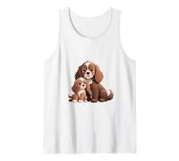 Simpatico Cucciolo di Cane Cavalier King Charles Spaniel Canotta