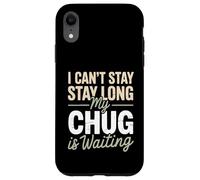 Simpatico cucciolo di cane Chug proprietario della razza Love Puppy Custodia per iPhone XR