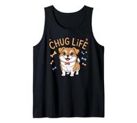 Simpatico cucciolo di cane di razza Chug Chihuahua Pug Canotta