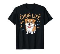 Simpatico cucciolo di cane di razza Chug Chihuahua Pug Maglietta