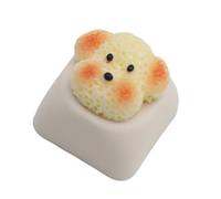 Simpatico cucciolo di resina keycaps per tastiere meccaniche durevole cartone animato cane modello e digitazione confortevole cucciolo keycaps resina