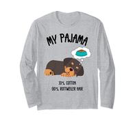 Simpatico cucciolo di Rottweiler, design divertente per gli amanti degli animali domestici Maglia a Manica