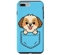 Simpatico cucciolo di Shih Tzu Pocket Pal divertente Shih Tzu cane di piccola taglia Custodia per iPhone 7 Plus/8 Plus