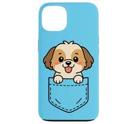 Simpatico cucciolo di Shih Tzu Pocket Pal divertente Shih Tzu cane di piccola taglia Custodia per iPhone 13