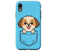 Simpatico cucciolo di Shih Tzu Pocket Pal divertente Shih Tzu cane di piccola taglia Custodia per iPhone XR