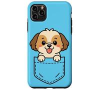 Simpatico cucciolo di Shih Tzu Pocket Pal divertente Shih Tzu cane di piccola taglia Custodia per iPhone 11 Pro Max