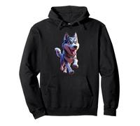 Simpatico Cucciolo Divertente Design Unisex per Uomo Donna Maglietta Felpa con Cappuccio