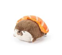 Simpatico cuscino con foca per gamberetti, sushi, per bambini, per cani di mare, cuscino di peluche Kawaii, foca, giocattolo per bambini, grasso (40 cm, marrone)