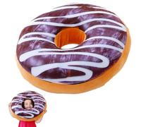 Simpatico Cuscino In Peluche A Ciambella | Cuscino Rotondo A Ciambella | Cuscini Posteriori A Ciambella Ripieni | Cuscino A Ciambella Per Bambini | Peluche Ciambella Per Decorazione Divano Letto