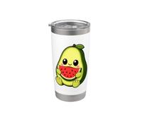 Simpatico design a forma di anguria e avocado kawaii Bicchiere termico in acciaio inox doppia parete