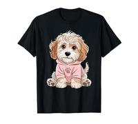 Simpatico Design a Forma di Cucciolo di Cockapoo per Amanti dei Cani e Ragazze Maglietta
