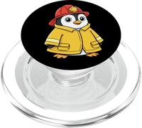 Simpatico design a forma di pinguino pompiere PopSockets PopGrip per MagSafe