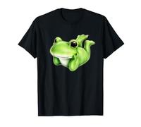 Simpatico Design a Forma di Rana con Animali stravaganti Maglietta