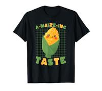 Simpatico Design A-Maize-ING Gusto Corn Pun Foodie Maglietta