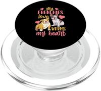 Simpatico design con bulldog francese per ragazze e donne PopSockets PopGrip per MagSafe