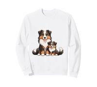 Simpatico Design con Cane da Pastore Australiano e Cucciolo Felpa