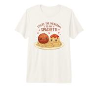 Simpatico Design con polpette di Spaghetti Maglietta Premium