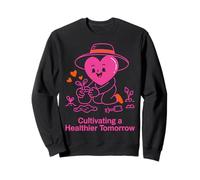 Simpatico Design da Giardinaggio a Forma di Cuore, per Coltivare Un Domani più Sano Felpa