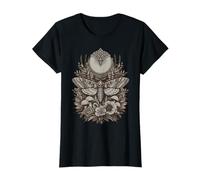 Simpatico design floreale vintage per ragazze e donne Maglietta