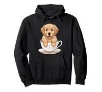 Simpatico Design Golden Retriever per Gli Amanti dei Cani e i Retriever Felpa con Cappuccio
