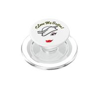 Simpatico design "I Love My Sailor" per una fidanzata dei marinai PopSockets PopGrip per MagSafe