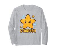 Simpatico Design Kawaii con Stelle Marine e Creature oceaniche per Bambini Maglia a Manica