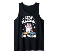 Simpatico Design Mandala con Unicorno e Loto per Yoga per la consapevolezza Canotta