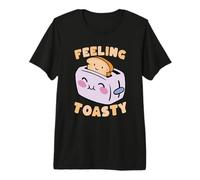 Simpatico Design per tostapane Feeling Toasty Happy Maglietta Premium