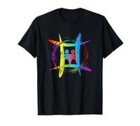 Simpatico design sull'astrologia con segno zodiacale Gemelli Oroscopo Maglietta