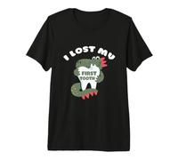 Simpatico Dinosauro I Lost My First Dooth Fairy Maglietta Premium