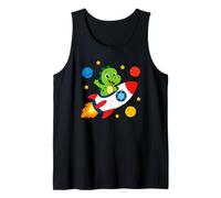 Simpatico Dinosauro Razzo Spazio Dino Astronauta Bambini Canotta