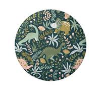 Simpatico dinosauro stampa 6 cm rotondo in latta distintivo singolo lato stampato perfetto per la decorazione personale e regalo, Misura unica, Metallo