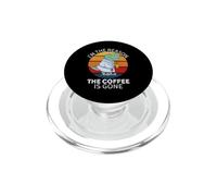 Simpatico dinosauro vintage Sono la ragione per cui il caffè è finito PopSockets PopGrip per MagSafe