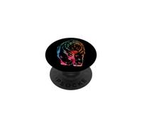 Simpatico disegno colorato dell'orso Silouhette dell'orso PopSockets PopGrip Adesivo
