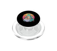 Simpatico drago kawaii che mangia ramen noodles design PopSockets PopGrip per MagSafe