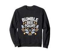 Simpatico e Divertente Bumblebee Squad Bumble Bee Running Bumble Bees Felpa