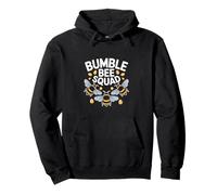 Simpatico e Divertente Bumblebee Squad Bumble Bee Running Bumble Bees Felpa con Cappuccio
