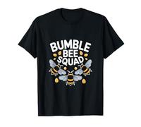 Simpatico e Divertente Bumblebee Squad Bumble Bee Running Bumble Bees Maglietta