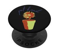 Simpatico e simpatico vaso da fiori PopSockets PopGrip Adesivo