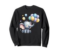 Simpatico Elefante con Palloncini a Pois Felpa