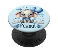 Simpatico elefante safari animali selvatici frase adorabile PopSockets PopGrip Intercambiabile