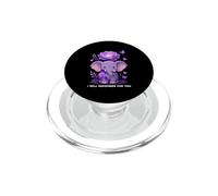 Simpatico elefante viola nastro Alzheimer's Awareness PopSockets PopGrip per MagSafe