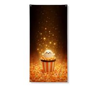 Simpatico fantasma Candy Secchio Copertura Della Porta Decorativa, Fantasioso Halloween Spettrale Divertente Decorazione Della Porta D'ingresso, Interno Esterno Autunno Festival Vacanze Forniture