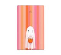 Simpatico fantasma che tiene una zucca Candy Secchio Singolo Toggle Blank Wall Plate Light Switch Cover Decorativo 1 Gang per Cucina Camera Bagno Dimensioni 11,4 x 7 cm