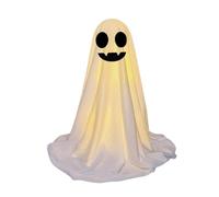 Simpatico fantasma decorativo - Decorazione di Halloween con luce, ornamento da scrivania spettrale per autunno, finestra, porta, tavolo, cortile, portico giardino