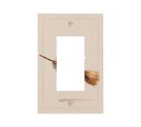 Simpatico fantasma in bianco che vola su una scopa interruttore della luce piastra da parete copertura piastra frontale singolo bilanciere 1 banda decoratore presa coperture per la casa cucina camera