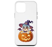 Simpatico fantasma in zucca Halloween Kawaii Stagione Custodia per iPhone 12 mini