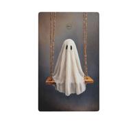 Simpatico fantasma su vecchio altalena in legno singola levetta vuota piastra da parete copertura interruttore luce decorativa 1 banda per cucina stanza bagno dimensioni 11,4 x 7 cm