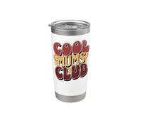 Simpatico fiore Boho felice per la migliore mamma Groovy Cool Mums Club Bicchiere termico in acciaio inox doppia parete
