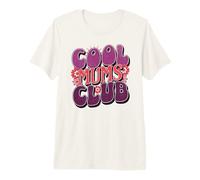 Simpatico Fiore Boho Felice per la Migliore Mamma Groovy Cool Mums Club Maglietta Premium